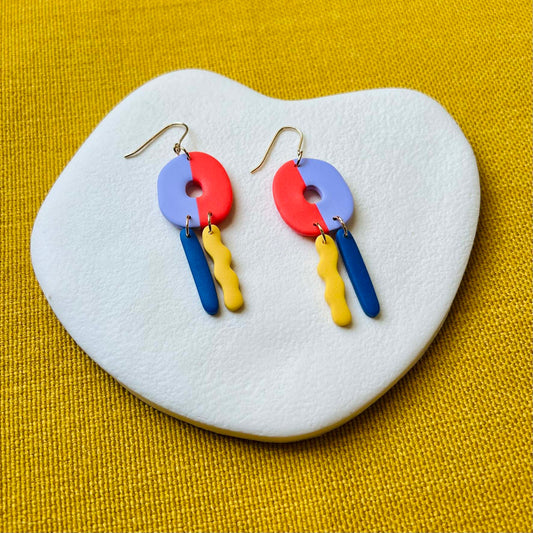 Cool Fun Party Time Earrings